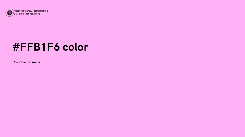 #FFB1F6 color image