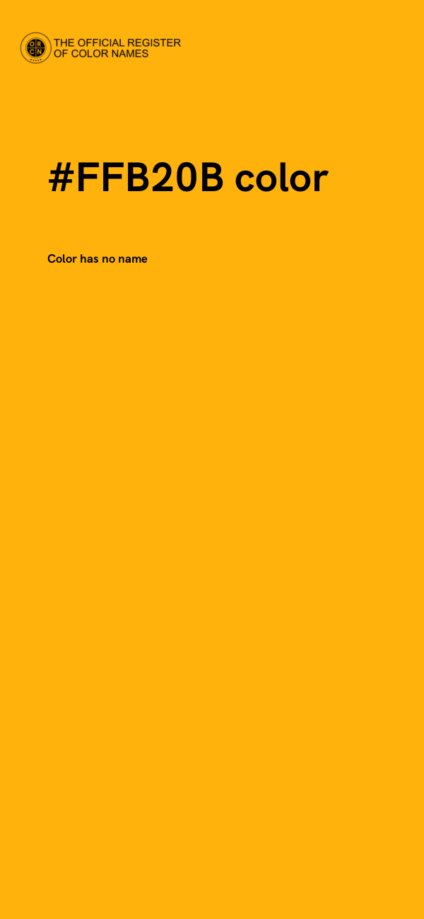 #FFB20B color image