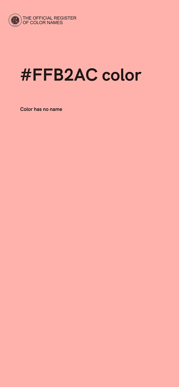 #FFB2AC color image
