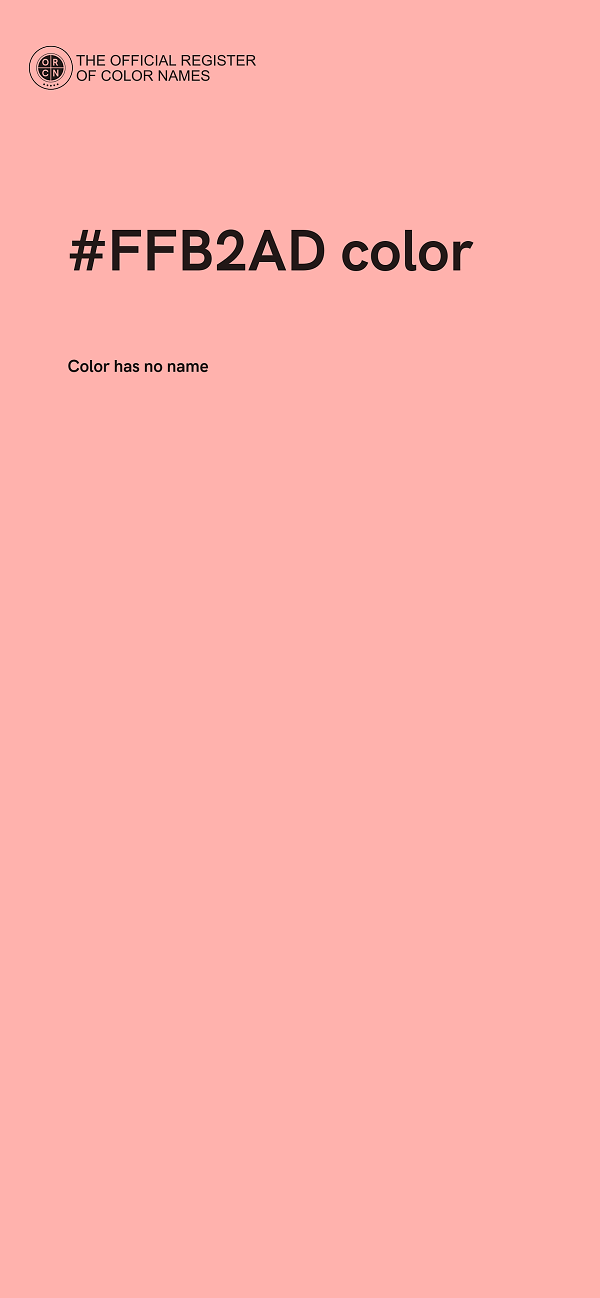 #FFB2AD color image