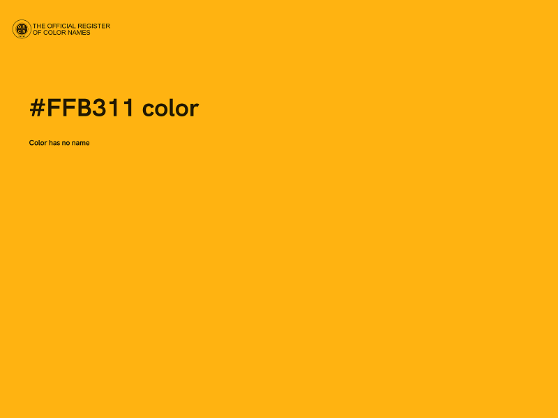 #FFB311 color image