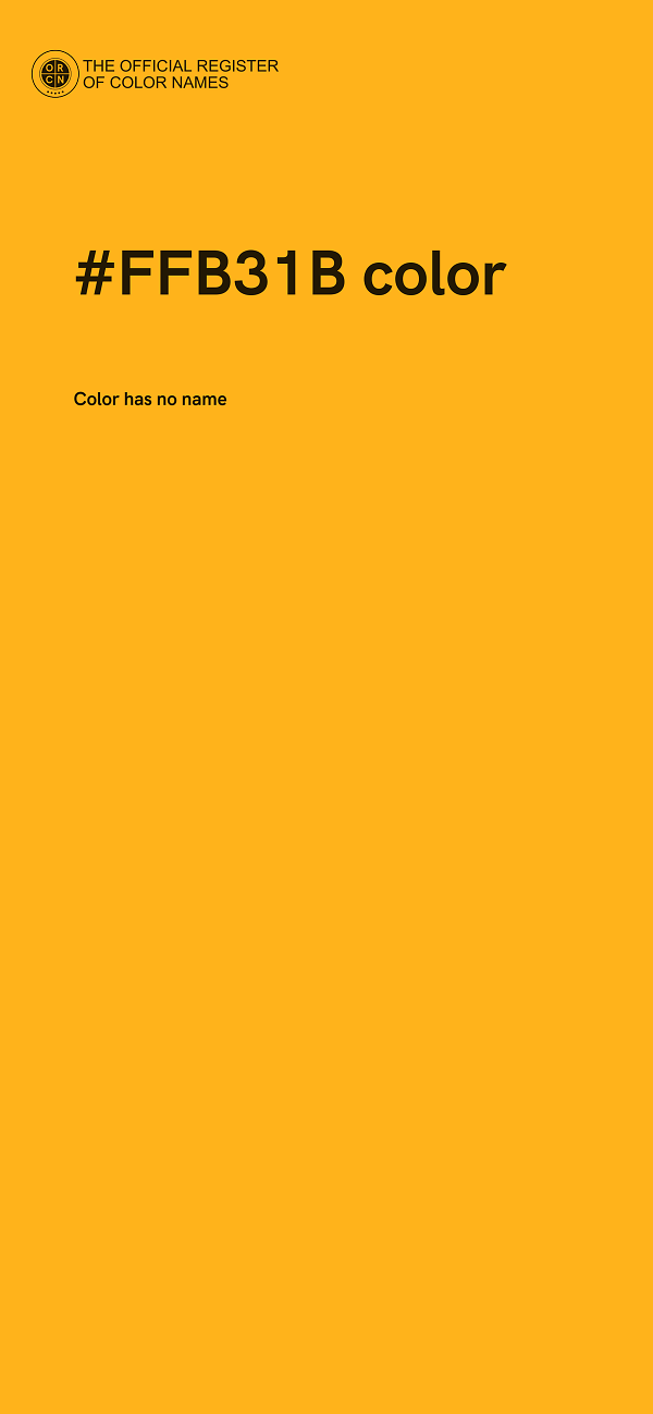 #FFB31B color image