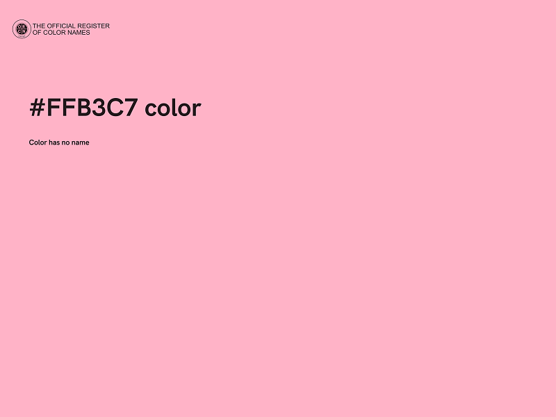 #FFB3C7 color image
