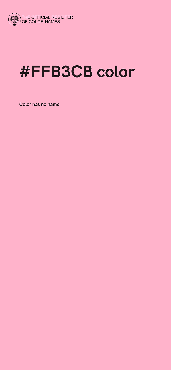 #FFB3CB color image