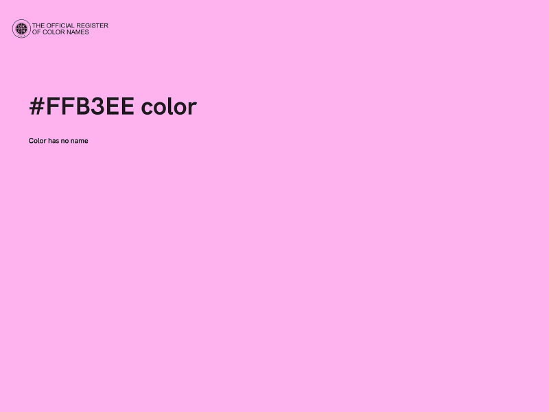 #FFB3EE color image