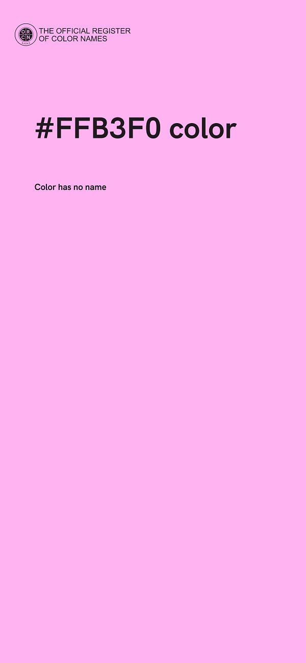 #FFB3F0 color image