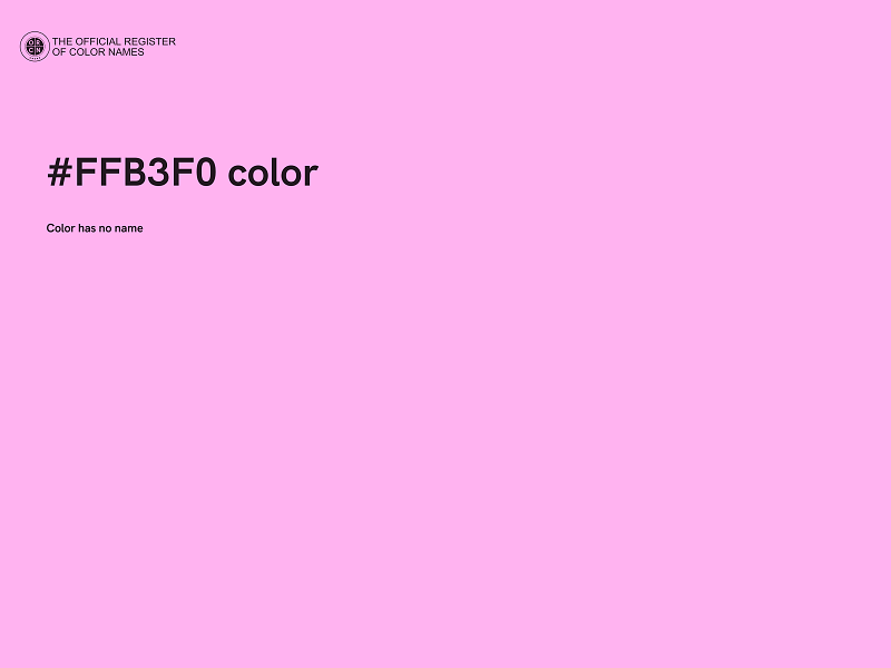 #FFB3F0 color image