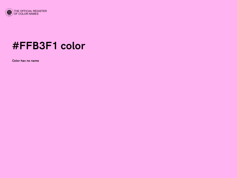 #FFB3F1 color image