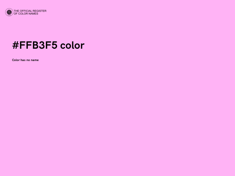 #FFB3F5 color image