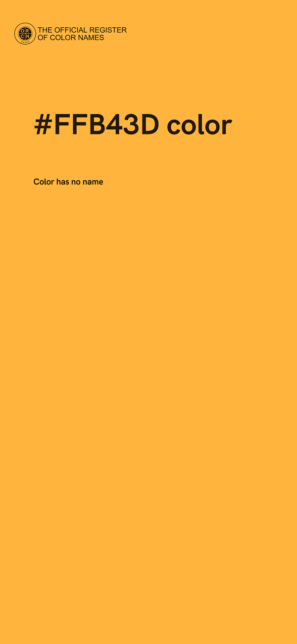 #FFB43D color image