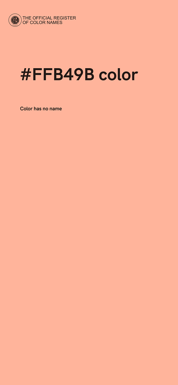 #FFB49B color image