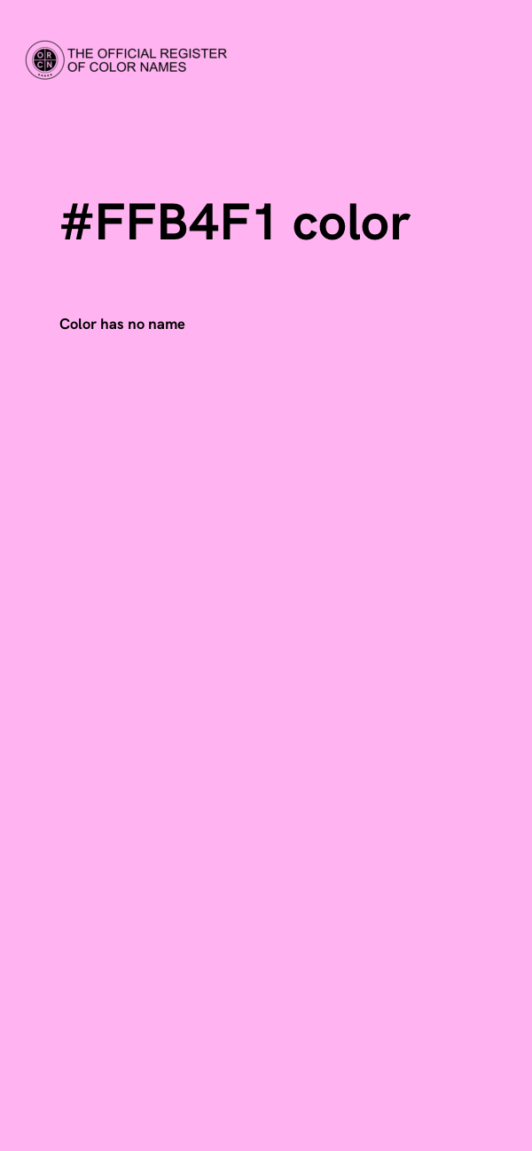 #FFB4F1 color image