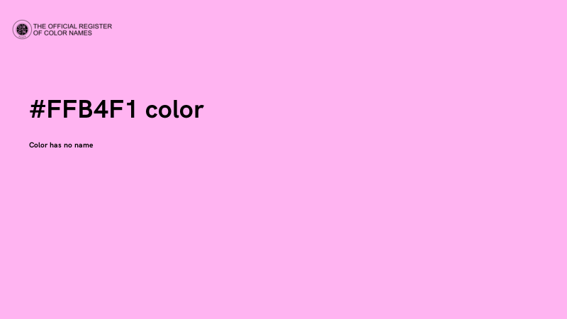 #FFB4F1 color image