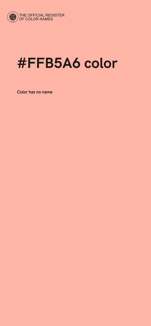 #FFB5A6 color image
