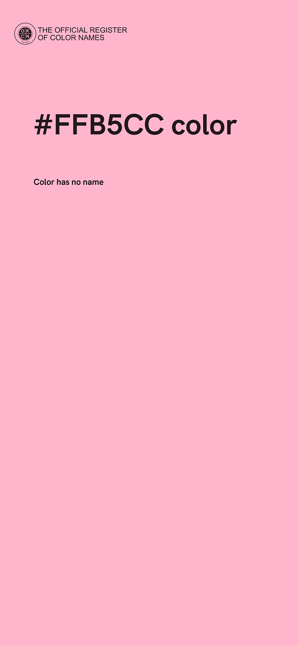 #FFB5CC color image