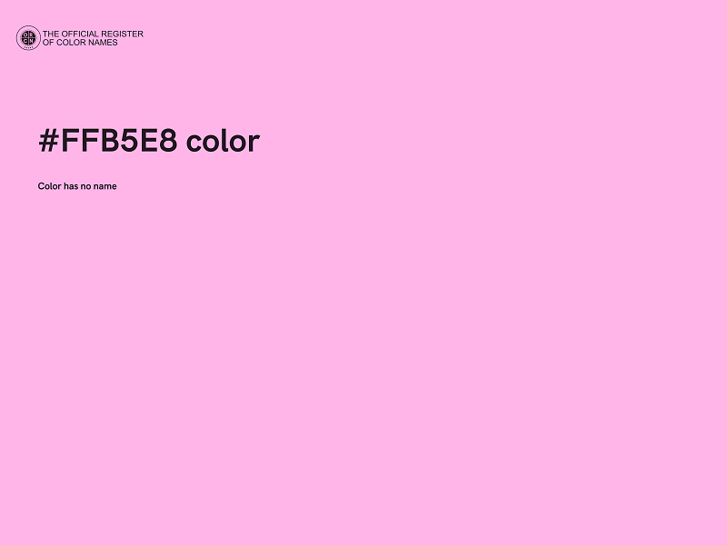 #FFB5E8 color image