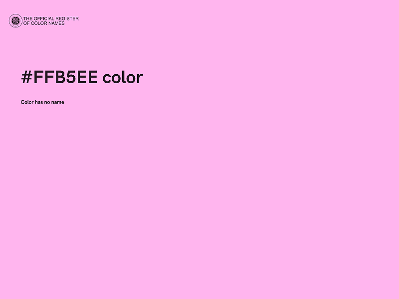 #FFB5EE color image