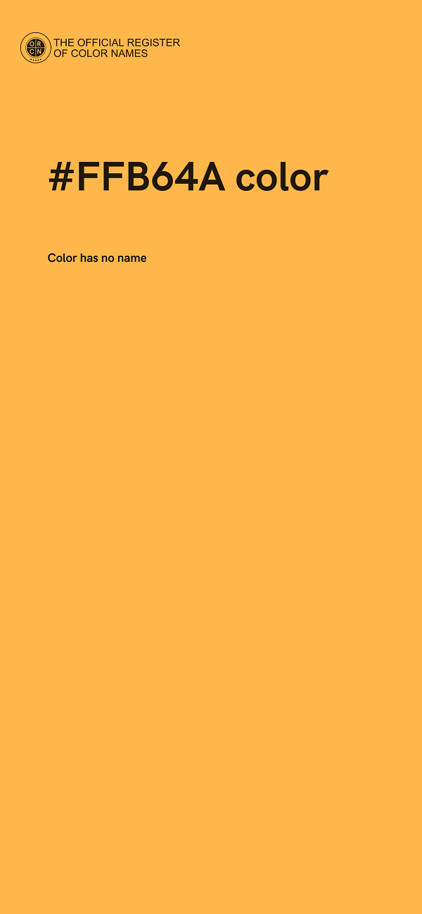 #FFB64A color image