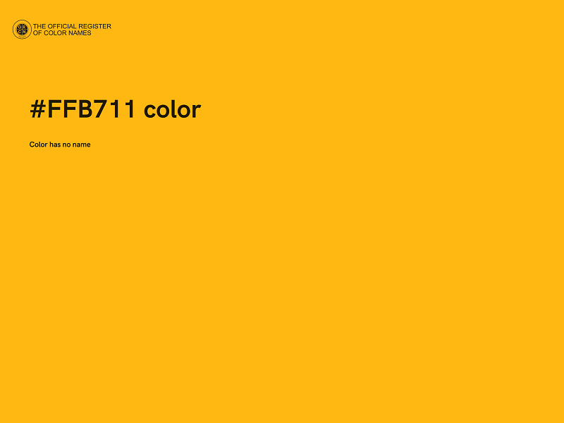 #FFB711 color image