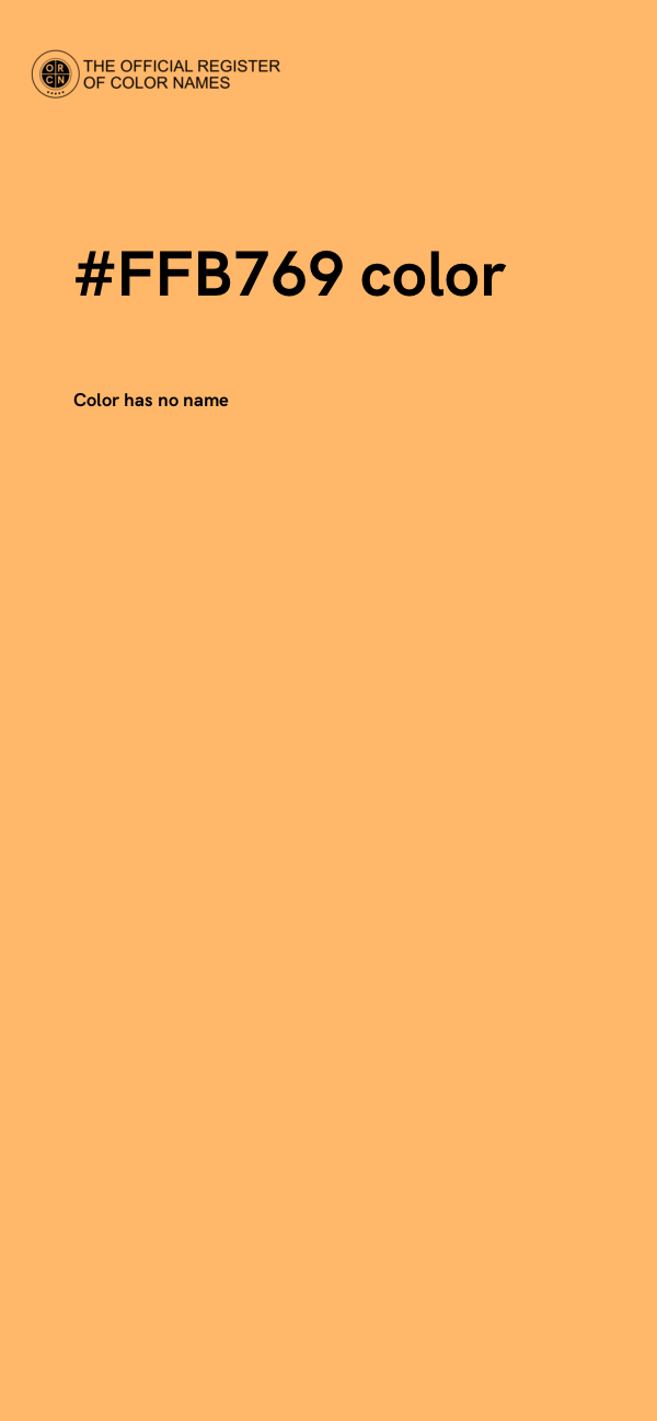 #FFB769 color image