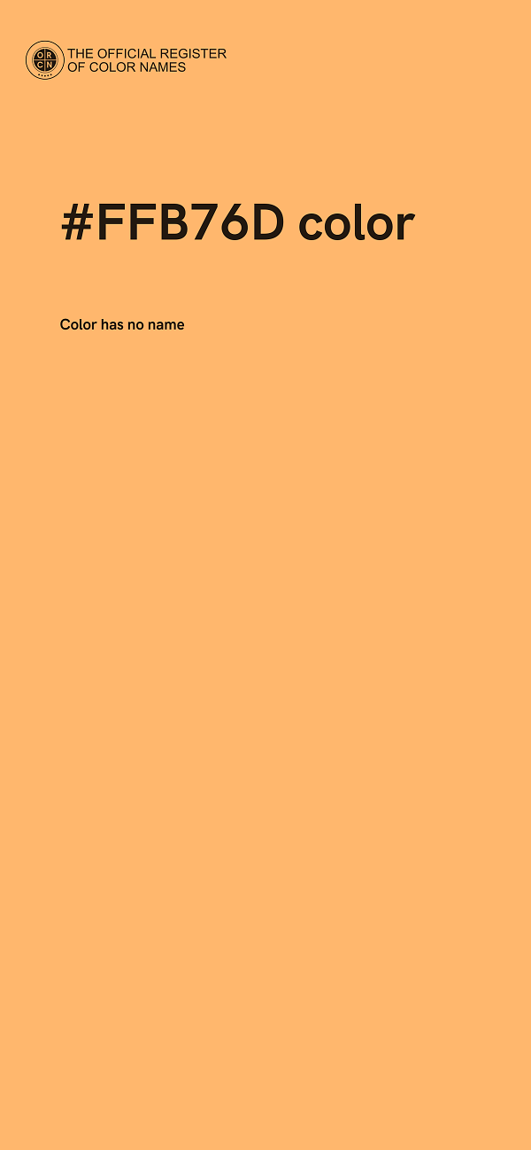 #FFB76D color image