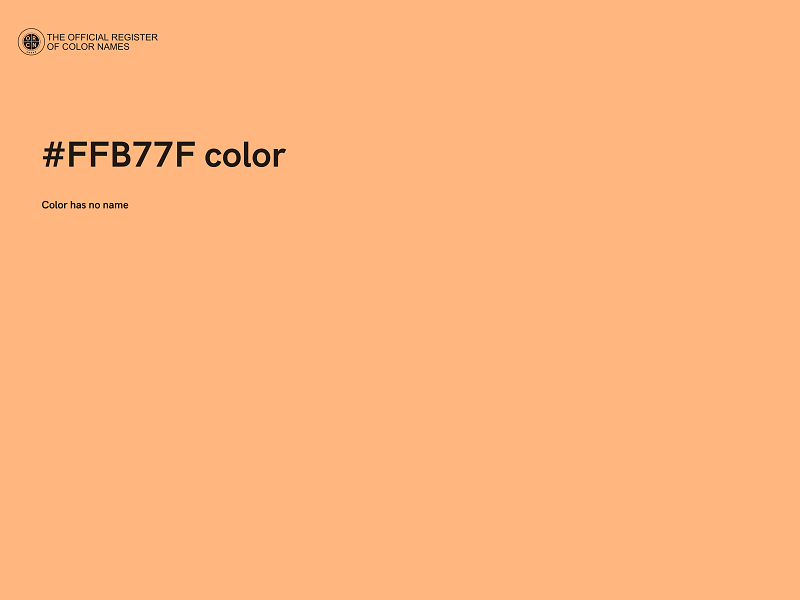 #FFB77F color image