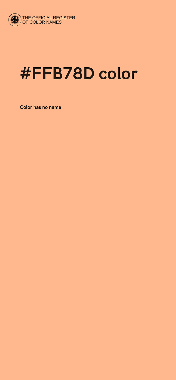 #FFB78D color image