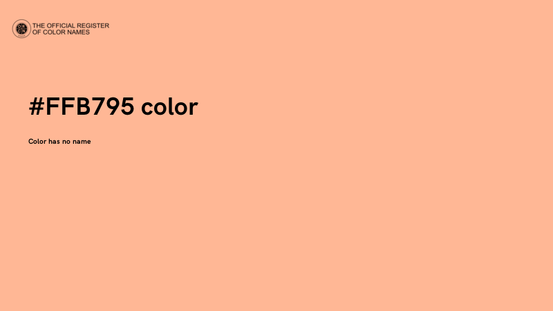 #FFB795 color image