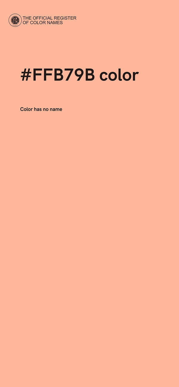 #FFB79B color image