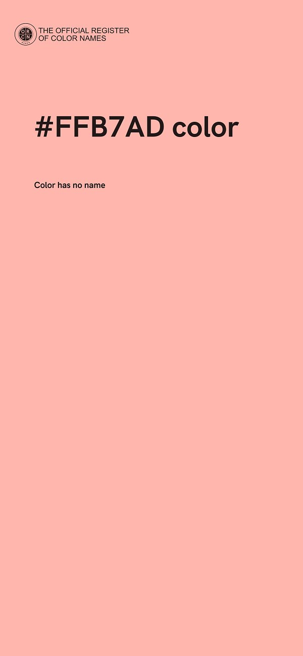 #FFB7AD color image