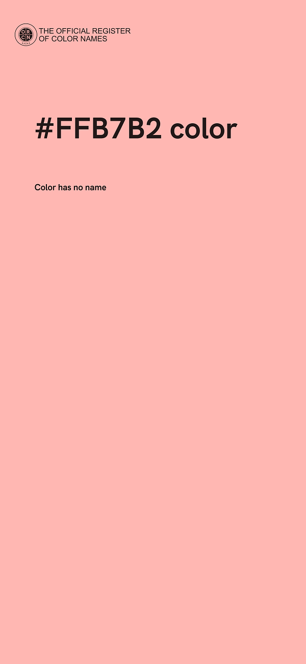 #FFB7B2 color image