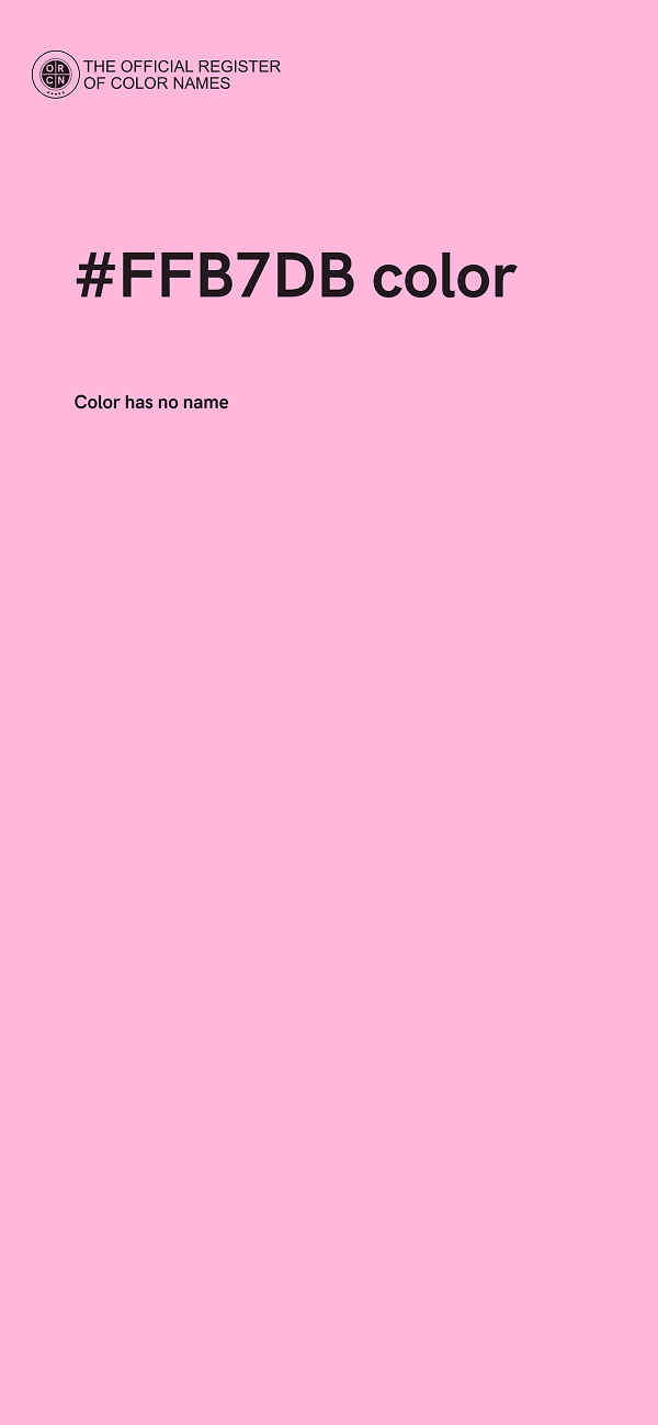 #FFB7DB color image
