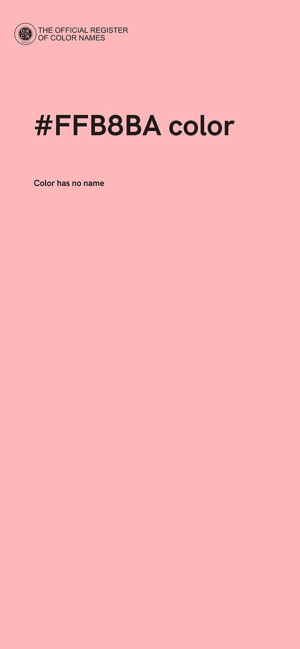 #FFB8BA color image