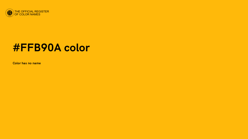 #FFB90A color image