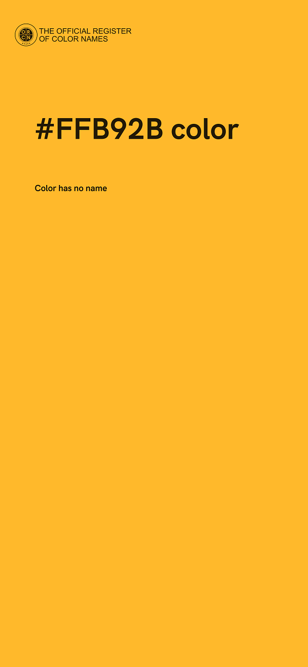 #FFB92B color image