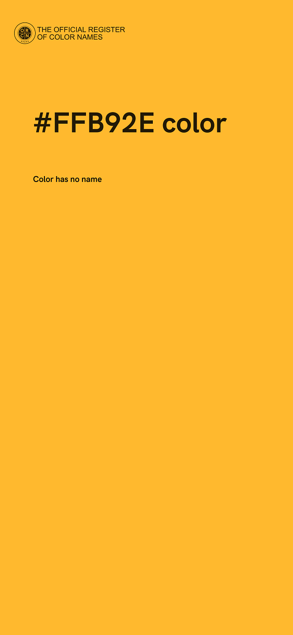#FFB92E color image