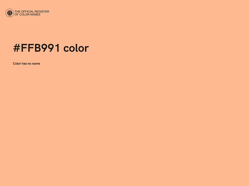 #FFB991 color image