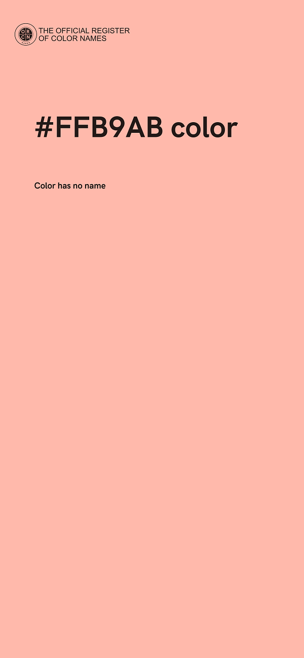 #FFB9AB color image