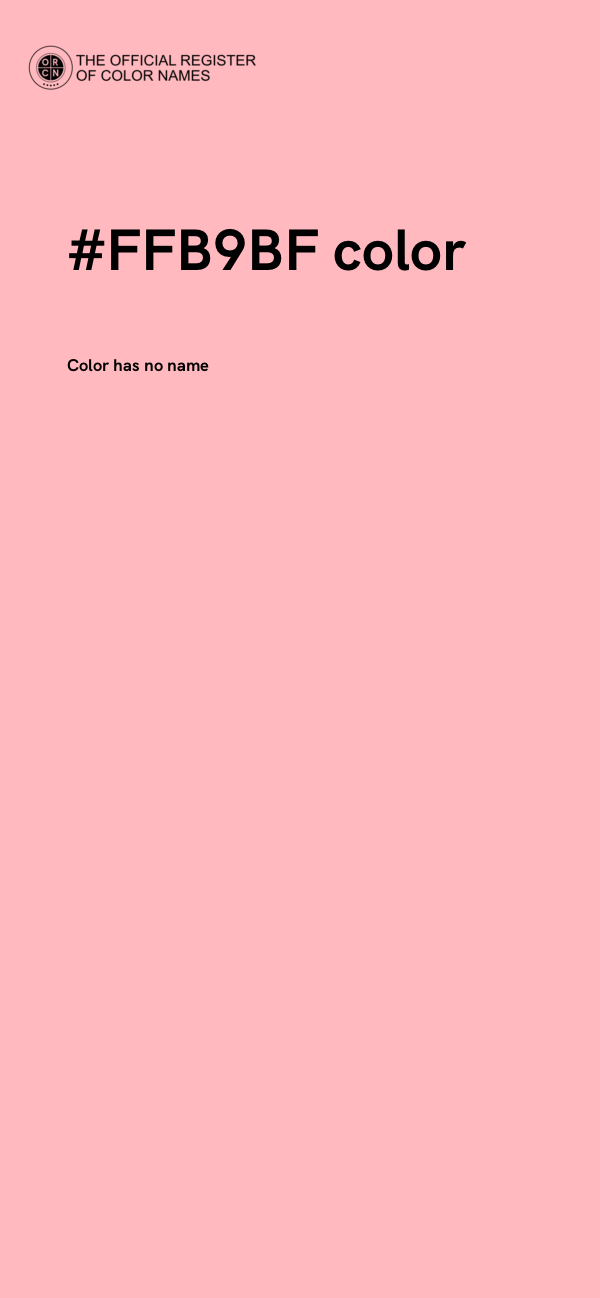 #FFB9BF color image