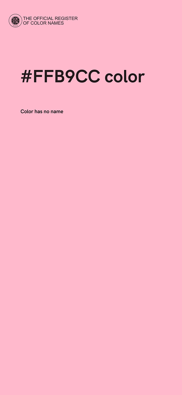#FFB9CC color image
