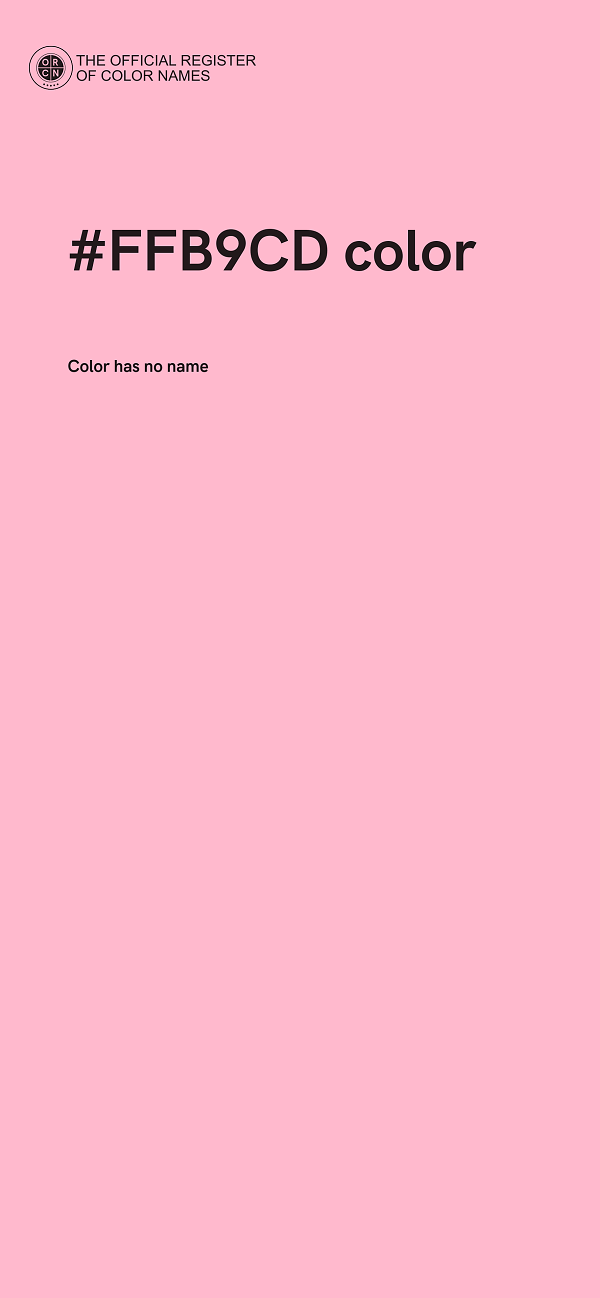 #FFB9CD color image