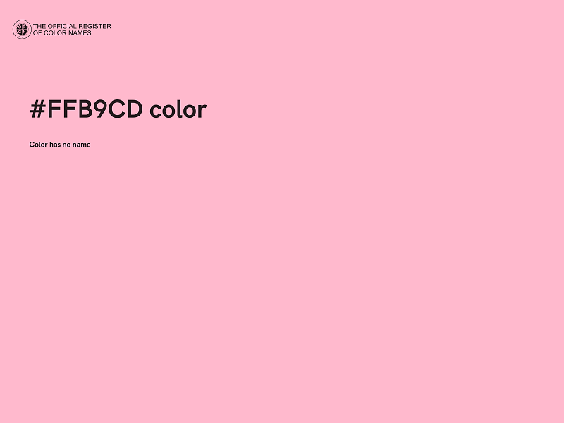 #FFB9CD color image