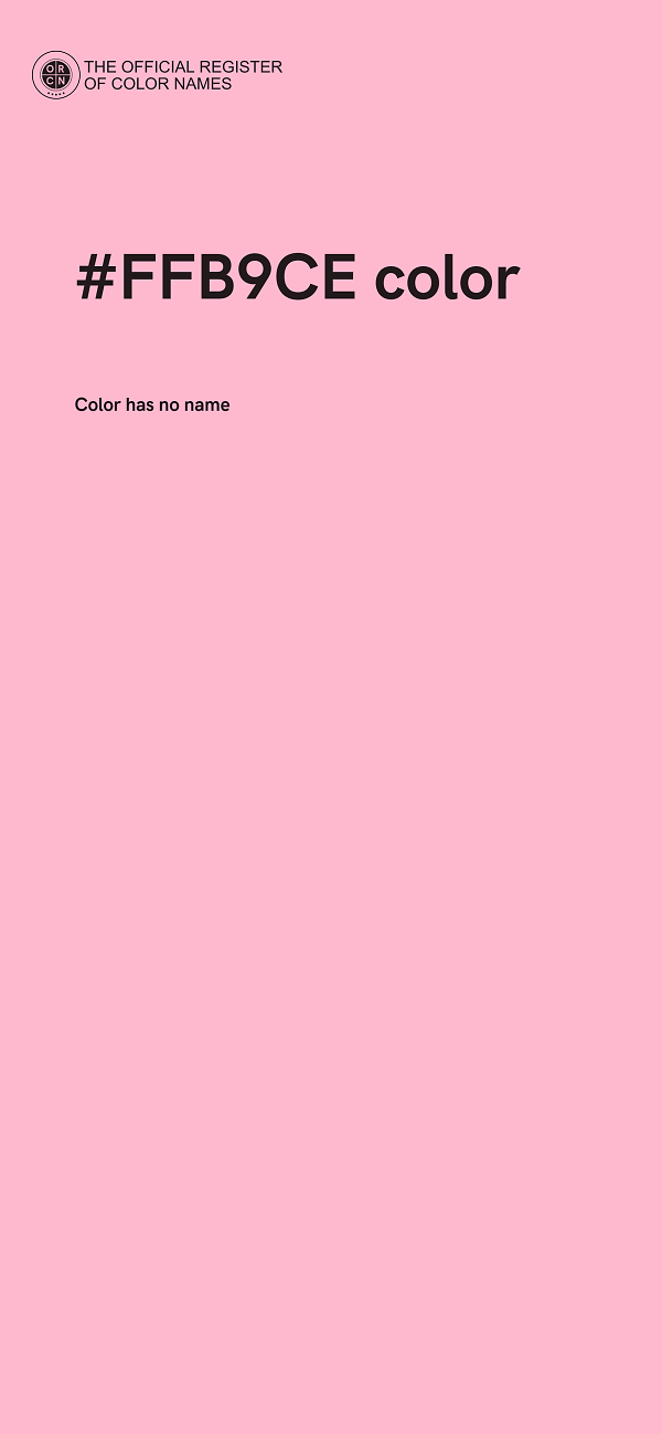 #FFB9CE color image
