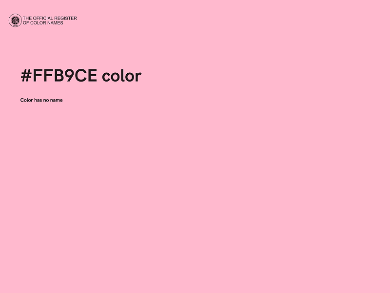 #FFB9CE color image