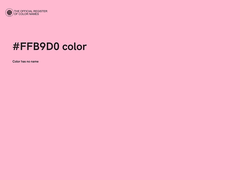 #FFB9D0 color image