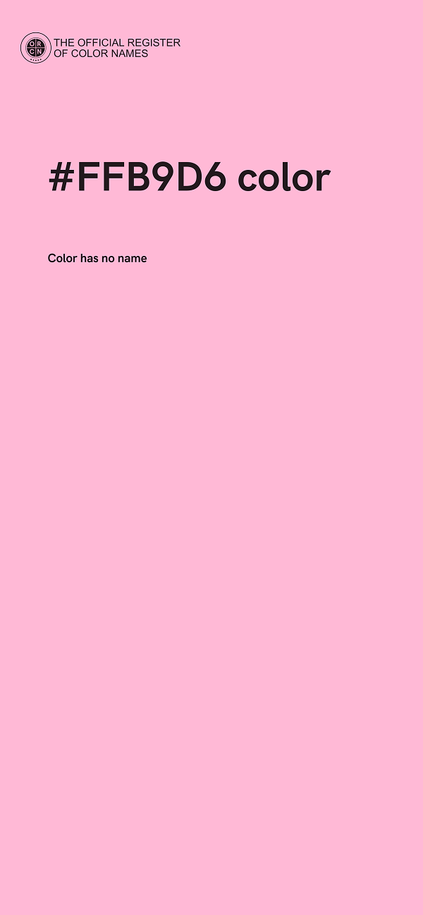 #FFB9D6 color image
