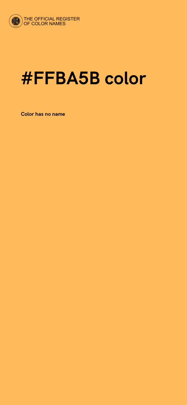 #FFBA5B color image