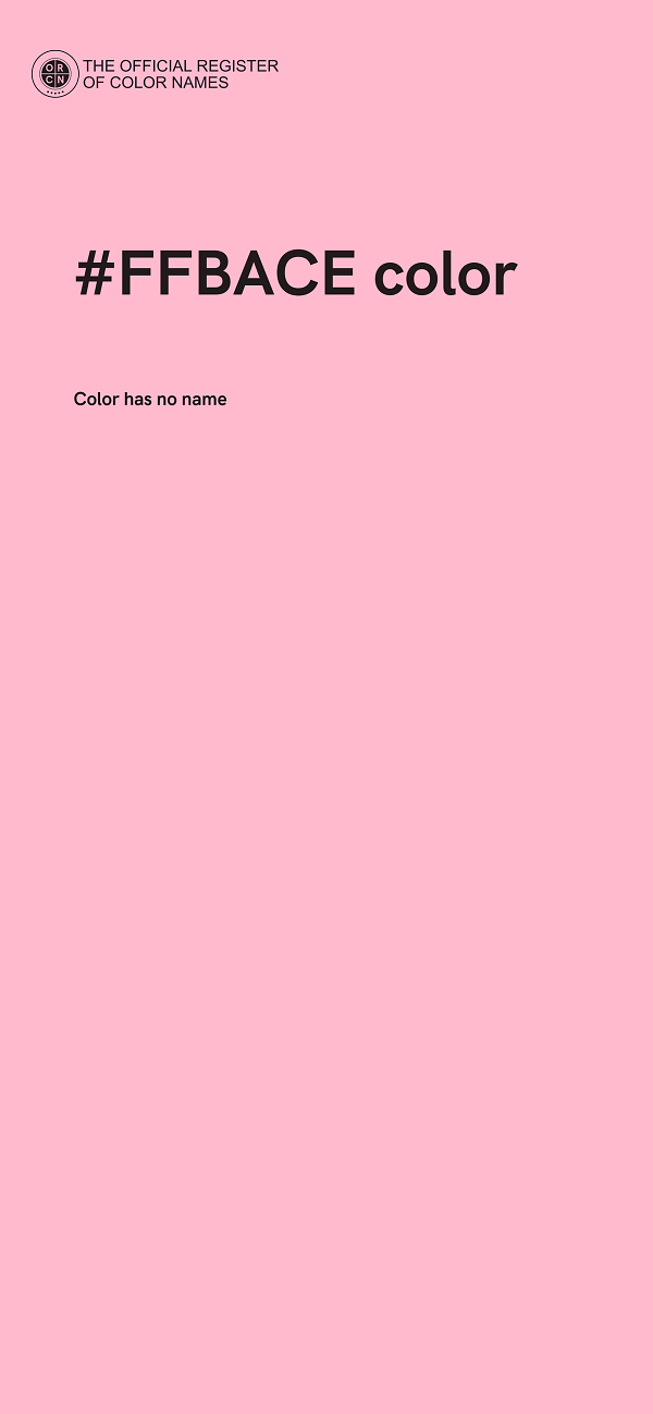 #FFBACE color image