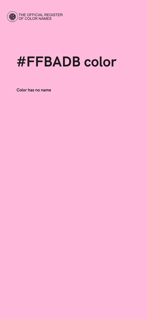 #FFBADB color image