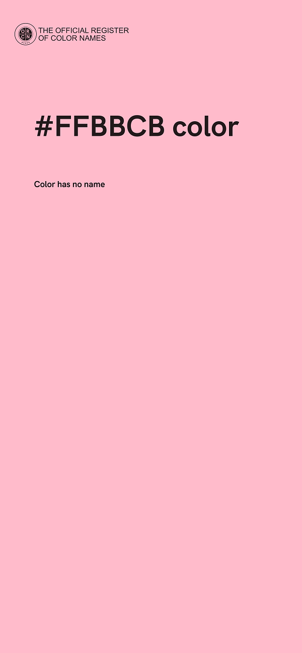 #FFBBCB color image